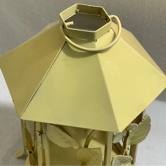 Pagoda Patio Deck Garden Candle Holder Lantern Flowers Roses In/outdoors metal - Picture 2 of 11